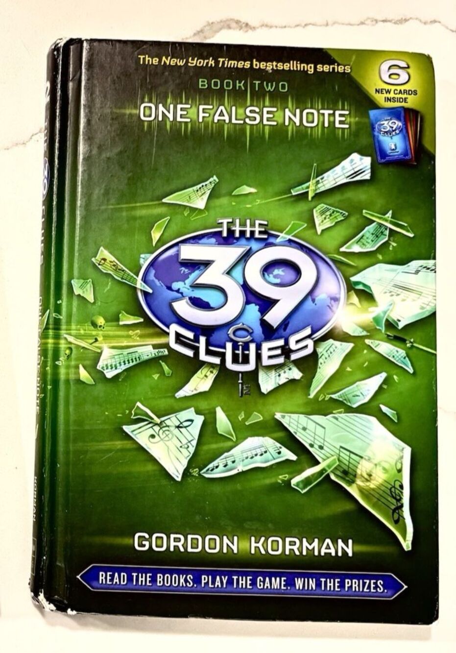 The 39 Clues Hardcover Book 2 One False Note -Very Good Condition